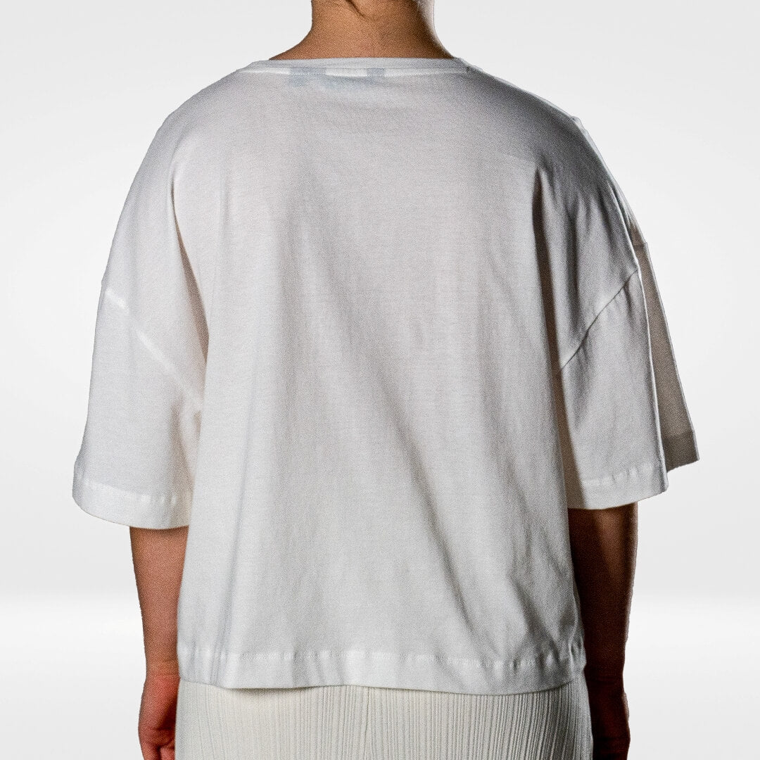 Down shoulder T-shirt